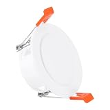 PATIKIL 2,5" Piastra Copertura Soffitto Molla con Fibbia Bianco