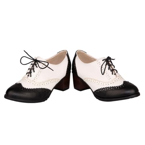 Chaussures à talons épais pour femmes avec semelle antidérapante et confortable