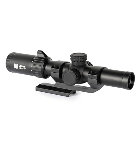 Monstrum Ladon 1-6x SFP LPVO Rifle Scope | Black | CM9 Reticle