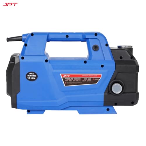 Image of JPT Heavy Duty IDR Domestic Pressure Washer Machine | 2400 Watt | 220 Bar | 10 L /Min Water Flow | 100% Copper Motor | Portable & Durable Design | 1 Year Warranty | All Premium Accessories Included