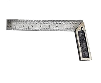 Exotic Arcade Tri Square set Tool 90 Degrees Right Angle Ruler 6 Inch