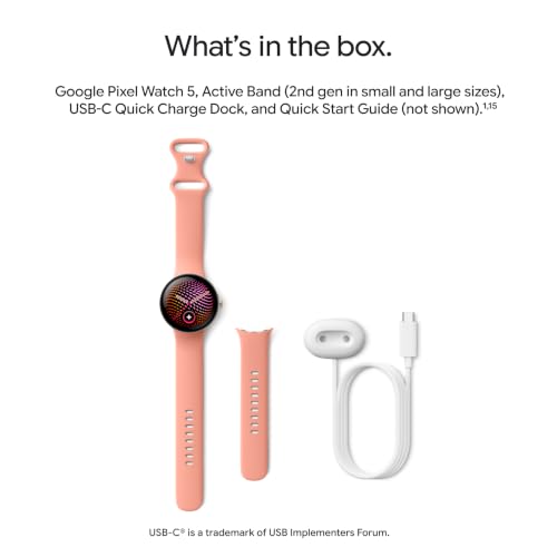 Google Pixel Watch 5 (41mm) - Android Smartwatch - Obsidian - LTE - image 9
