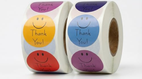 1000 Thank You Stickers – 1