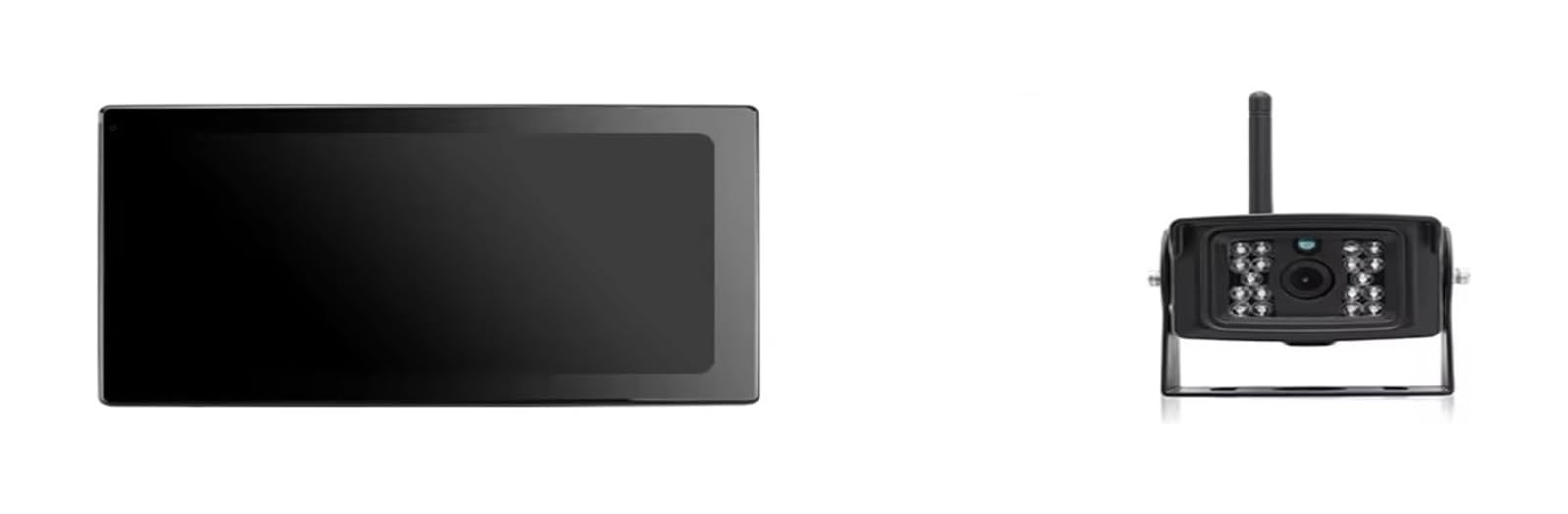 Grabadora DVR Digital Inalámbrica AHD 10'' Cámara Respaldo WiFi para Camiones Remolques Autobuses Autocaravanas Camionetas Cámara de Respaldo(Add 1 Camera,No SD Card)