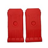 1KCover Universal Paint Brush Cover – Set of 2 - Durable Silicone - 2' (Red)