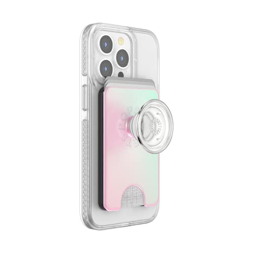 PopSockets MagSafe Wallet Grip in Mermaid Pink