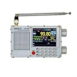 Tragbares Digitalradio mit TEF6686-Chip, DP-666 Hochempfindlichkeit, Vollband-FMM, AM, für Heimarbeit und Außenbereich (weiß)
