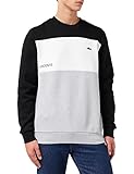el hombre en busca de sentido pdf Sudaderas Lacoste Sh3388 Sudaderas, Negro/Blanco-Plata China, L para Hombre