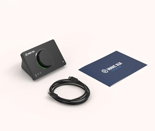 【Amazon.co.jp限定】Elgato Wave XLR MK.2 - XLRマイク用USBオーディオインターフェイス＆DSPミキサー、80dBゲイン、オンボードエフェクト、LEDフィードバック、タッチミュート、Stream Deck、PC＆Mac対応