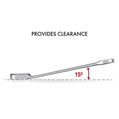 Clés mixtes à cliquet réversible 22 mm Tengtools pour serrage précis - 4