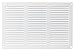300x200mm Blanc Métal Grille de Ventilation - Grille D'aération avec Moustiquaire