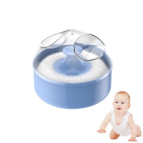 Contenitore per polvere per corpo - Custodia per polvere da bagno, scatola per polvere per spolverare | Scatola portatile per cipria in polvere vuota per cosmetici, coperchi per scatola per cipria