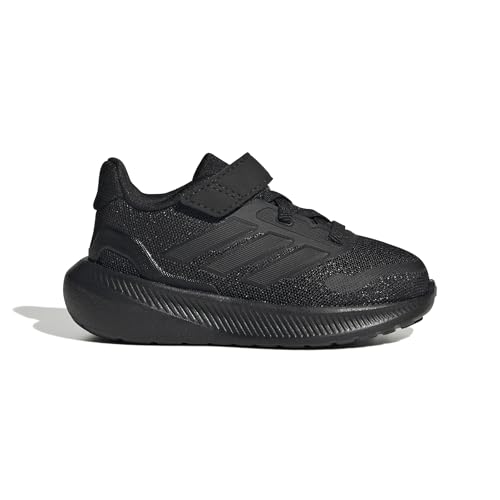 adidas unisex-child RUNFALCON 5 SHOES INFANTSHardrunning shoes, core black/core black/core black, 9.52