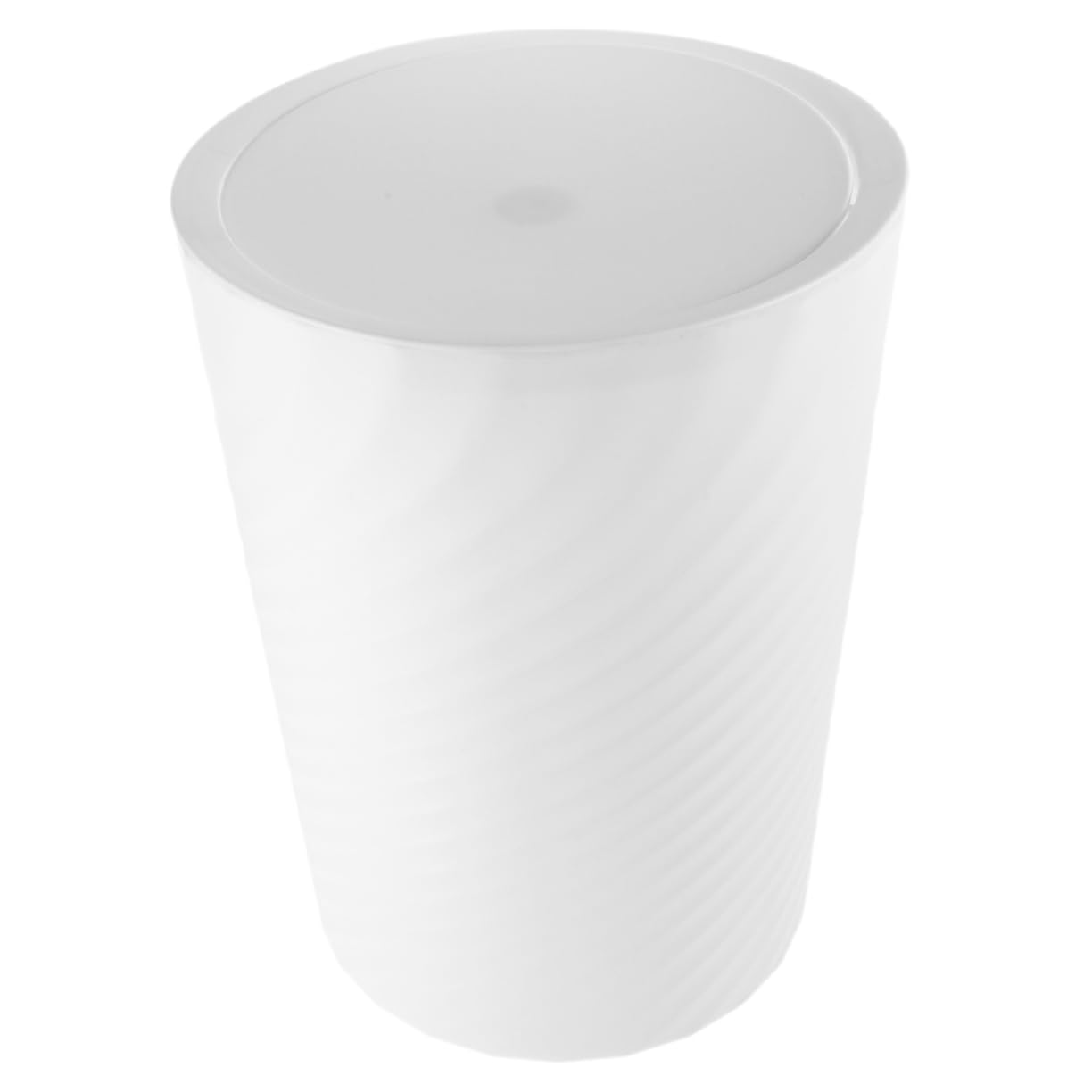 Large Capacity Plastic Swing Bin Trash Can Lid for Kitchen Bathroom Living