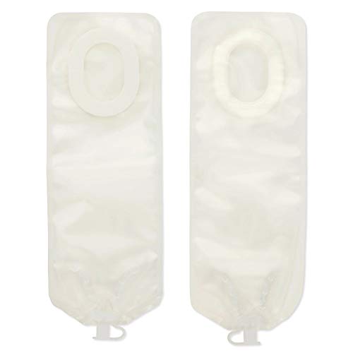 Hollister 3778 Pouchkins Newborn 1-Piece 6-1/2” Flat Barrier Ostomy Pouch System, Cut-to-Fit up to 1-3/8” x 7/8”, 15 Pack, Ultra-Clear – Ostomy Pouch for Infants, Gentle on Skin