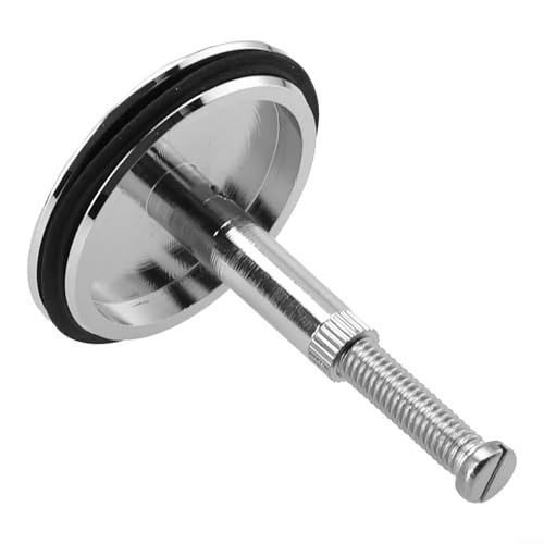 Bouchon de vidange de baignoire en laiton chromé 43 mm - Bouchon de baignoire à ressort - Prévention du blocage de l'évier