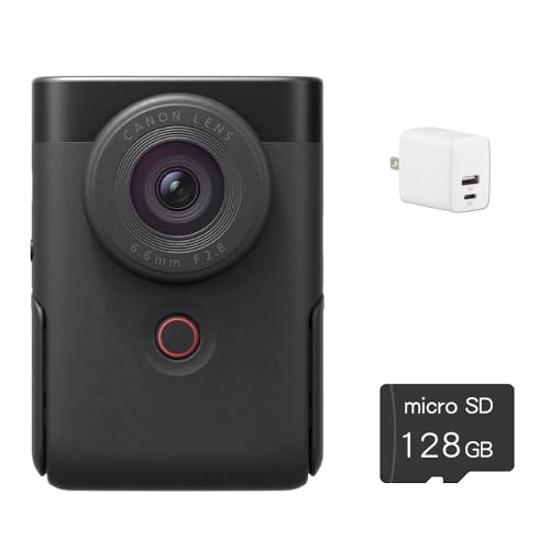 Amazon | キヤノン ビデオカメラ PowerShot V10 ブラック＆microSDXC