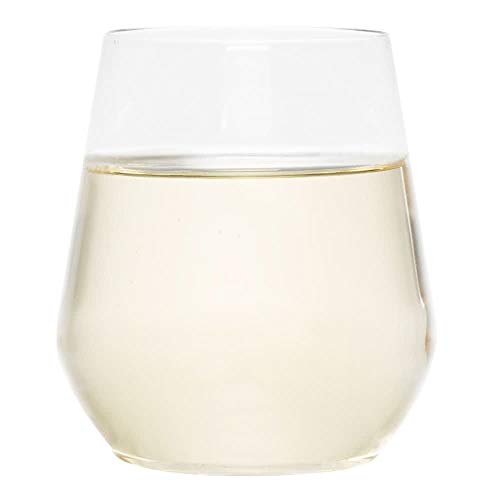 32 Count 12 Oz Unbreakable Stemless Plastic Wine Champagne Glasses Elegant Durable Reusable Shatterproof Indoor Outdoor Ideal For Home, Office, Bars, Wedding, Bridal Baby Shower #TOP4