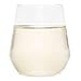 12 oz Unbreakable Stemless Plastic Wine Champagne Glasses Elegant Durable Reusable Shatterproof Indoor Outdoor Ideal for Home, Office, Bars, Wedding, Bridal Baby Shower (40)
