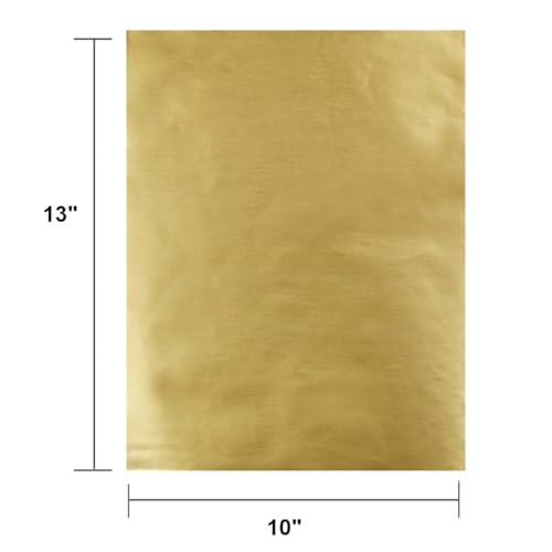 Hygloss Metallic Foil Paper - 100 Sheets 10 Assorted Colors Shiny Papers - 10 x 13 Inches - Ideal Foil Papers for Crafts - Shiny Craft Paper Sheets by Hygloss - Image 6