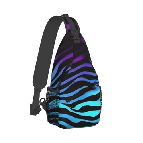 Mochila cruzada con estampado camuflaje cebra para viaje miniatura 2