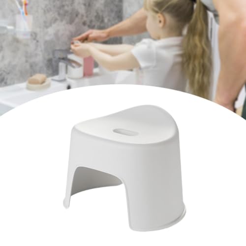 Image of Toddler Chair Lightweight Sturdy Kids Stool for Bathroom Living Room Bedroom White