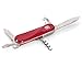 Price comparison product image Victorinox Evolution S101 Swiss Army Pocket Knife, Medium, Multi Tool, 12 Functions, Locking Blade, Red