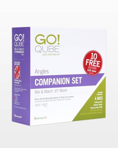 Accuquilt GO! Qube 10 Companion Set-Angles