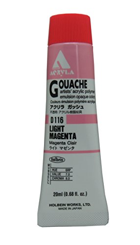 ホルベイン アクリリックガッシュ ライトマゼンタ D116 20ml 007116