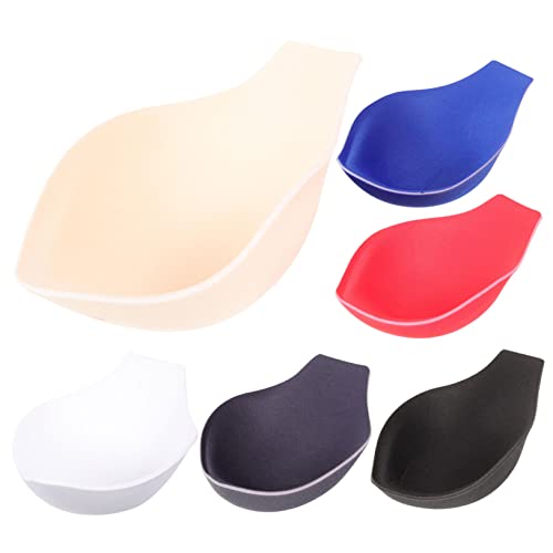 VALICLUD 6pcs Men Underwear Enhancing Cups Removable Bulge Cushions for Swimming Trunks Breathable Sponge Pads for Comfort and Support Active Wear Multiple Colors