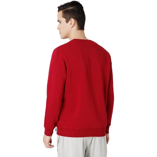 Image of BODYACTIVE Men Full Sleeve Solid Sweatshirt