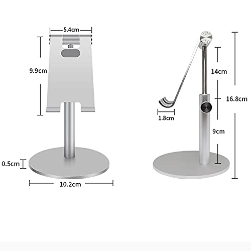 Support téléphone bureau multi-angles réglable en aluminium haute résistance