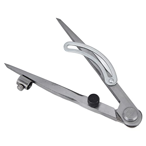 Wing Divider, Carbon Steel Adjustable Angle Lockable Woodw Joint Calipers & Dividers Scribing Tool for Woodworking150mm (250mm)