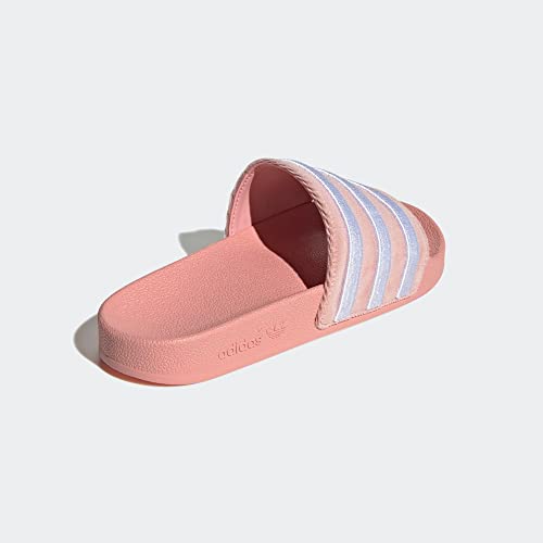 Image of adidas Womens Adilette Slide Casual Sandals Casual - Orange