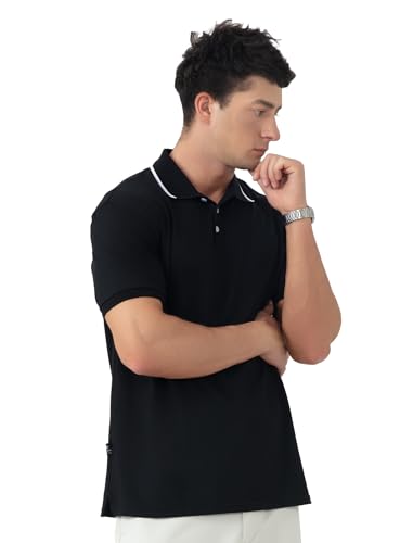 MagnaMan Slim Fit Short Sleeve Polo Shirts for Men - Cotton, Business Casual Stretch Shirt, Breathable Golf & Office Wear4