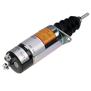Holdia Stop Solenoid 12V AM100895 AM108771 AM108772 1504-12A3U1B2S1 D610-A3V12 Compatible with John Deere 425 430 GT242 LX172