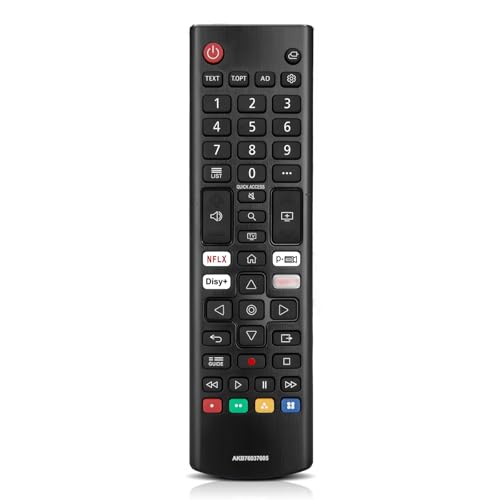 Mando a distancia de repuesto para LG AKB76037605, mando a distancia universal, compatible con televisores LG UHD OLED EVO QHD QNED NanoCell 4K 8K Smart TV