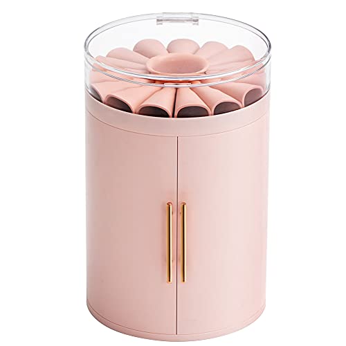 YunNasi Schmuckkästchen mit vier Schubladen, für Ringe, Armbänder, Ohrringe, wasserdicht und staubdicht, Geschenk für Kinder und Mädchen (Rose) Cover