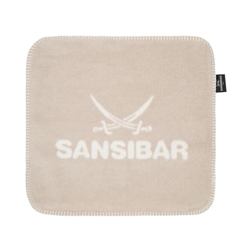 Sansibar Jacquard Kissenhülle Doubleface, wärmend und flauschig-weich, Dekokissen aus Baumwollgemisch, 50x50 cm (Taupe)
