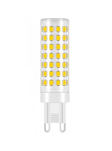 2/5�� G9 LED�g�E�����R�V�d�� 10W 4000K �E�H�[���z���C�g�A6000K�̖��邳�AAC110-220V�A�ƒ�p�Ɩ��̃A�b�v�O���[�h�ɍœK(Warm white light,2 PCS_10W)