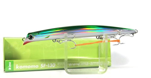 Ima Komomo SF 130 Slim poisson nageur mer leurre flottant bar loup lèvre active 009