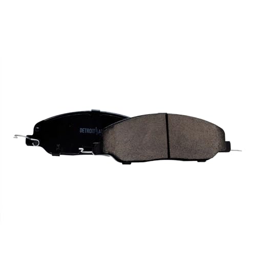 Image of Detroit Axle - Front Brake Pads for 2011-2014 Ford Mustang 2012 2013 Ceramic Brake Pads w /Hardware Replacement