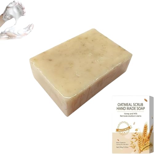 Nolvia Jabón Natural Organic Bar, Hidratante, Revitalizante para rostro, cuerpo, manos, Hidrating Gentle Cleanser for All Skin Types, Dry/Sensitive Skin Friendly (1)