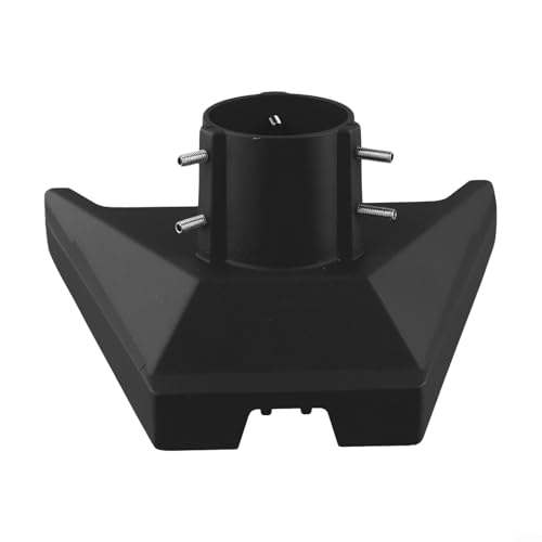 Pole Mount Adapter for, for Gen 3 Pipe Adapter with 70mm Extended Socket, Heavy Duty Aluminum Alloy Weather Resistant Mounting Kit for Standard Outdoor Setup (Black)