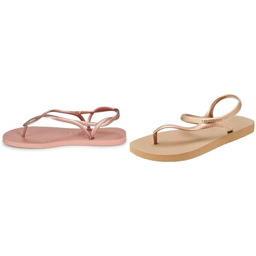 Havaianas Luna Femme 37/38 sandale caoutchouc Crocus Rose