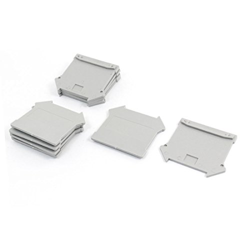 Aexit 10 piezas placa terminal gris plástico 6N UK 4/10 miniatura 1