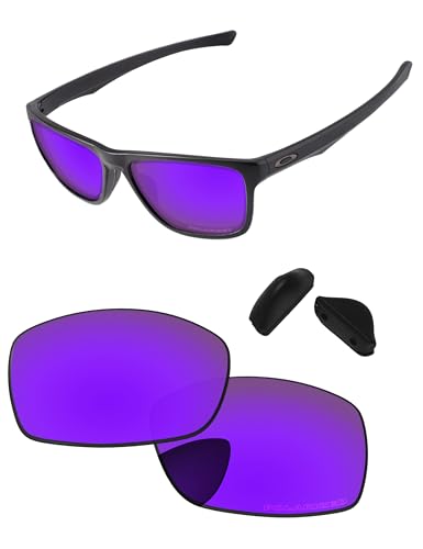 Image of Replacement Lenses & Nose Pieces for Oakley Holston OO9334 Sunglass - Precision Fit, UV Block & Impact Resistant