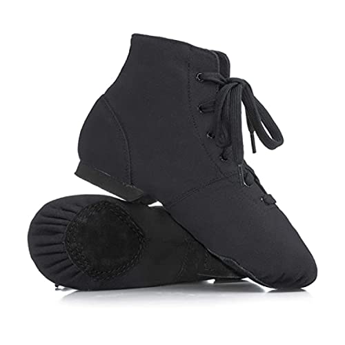 Theatricals Adult Broadway Jazz Over-The-Ankle Canvas Jazz Boots2