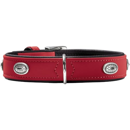 Collare Softie Piedra, 45Rosso/Nero, Salilpelle