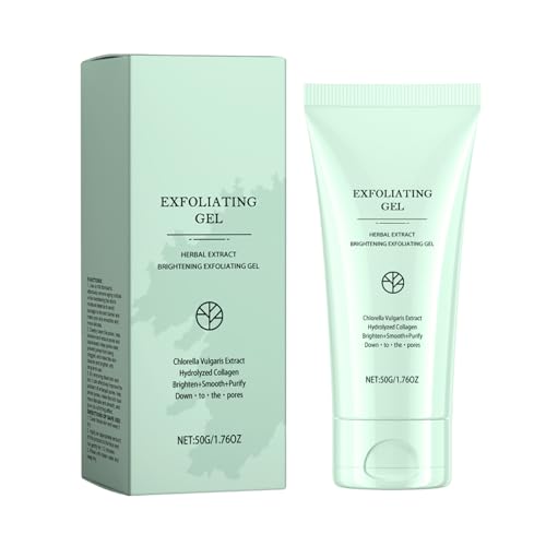 Gel Limpiador Facial | 50g Crema Facial Exfoliante Iluminadora | Bálsamo Hidratante Natural Para Poros Grandes Piel Seca Grasa | Estudiantes Hombres Mujeres